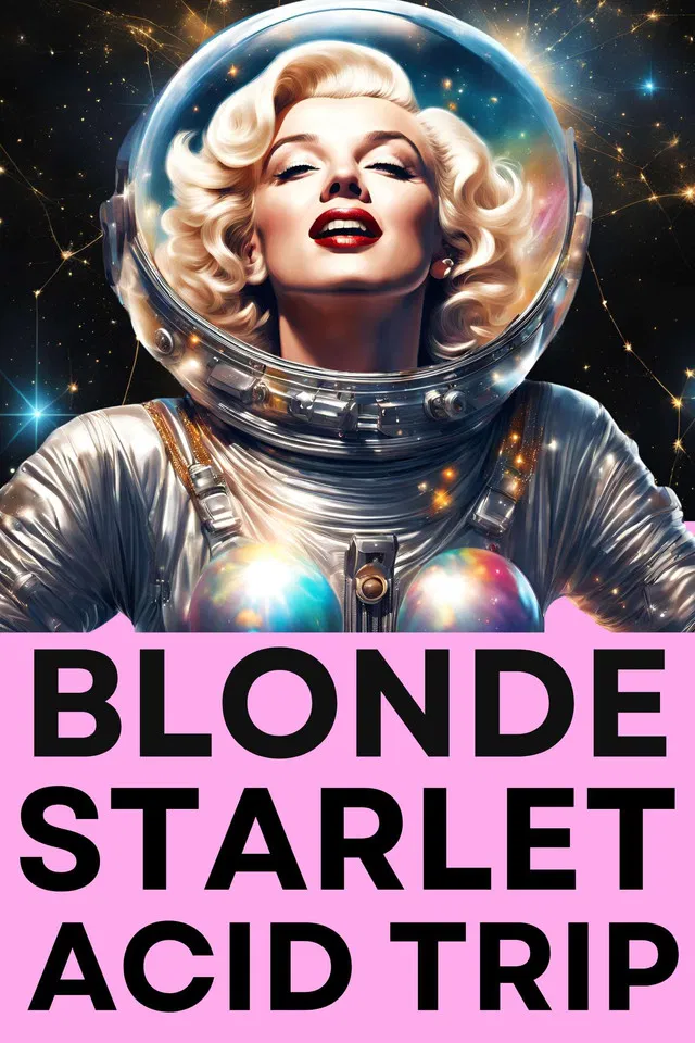 Blonde Starlet Acid Trip poster background