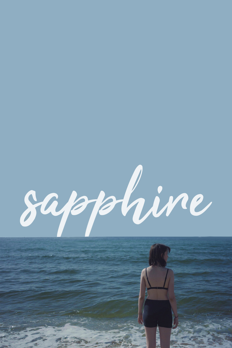 Sapphire poster background