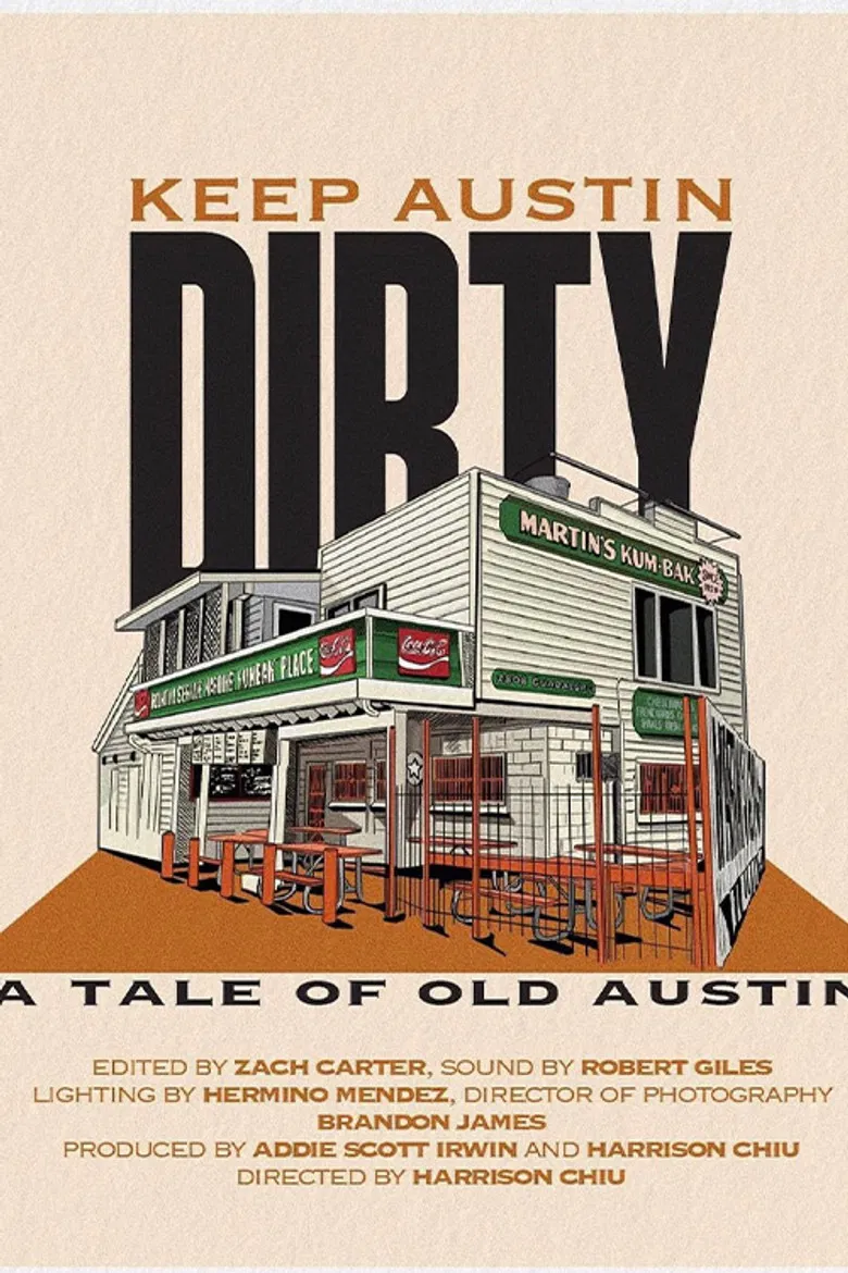 Keep Austin Dirty poster background