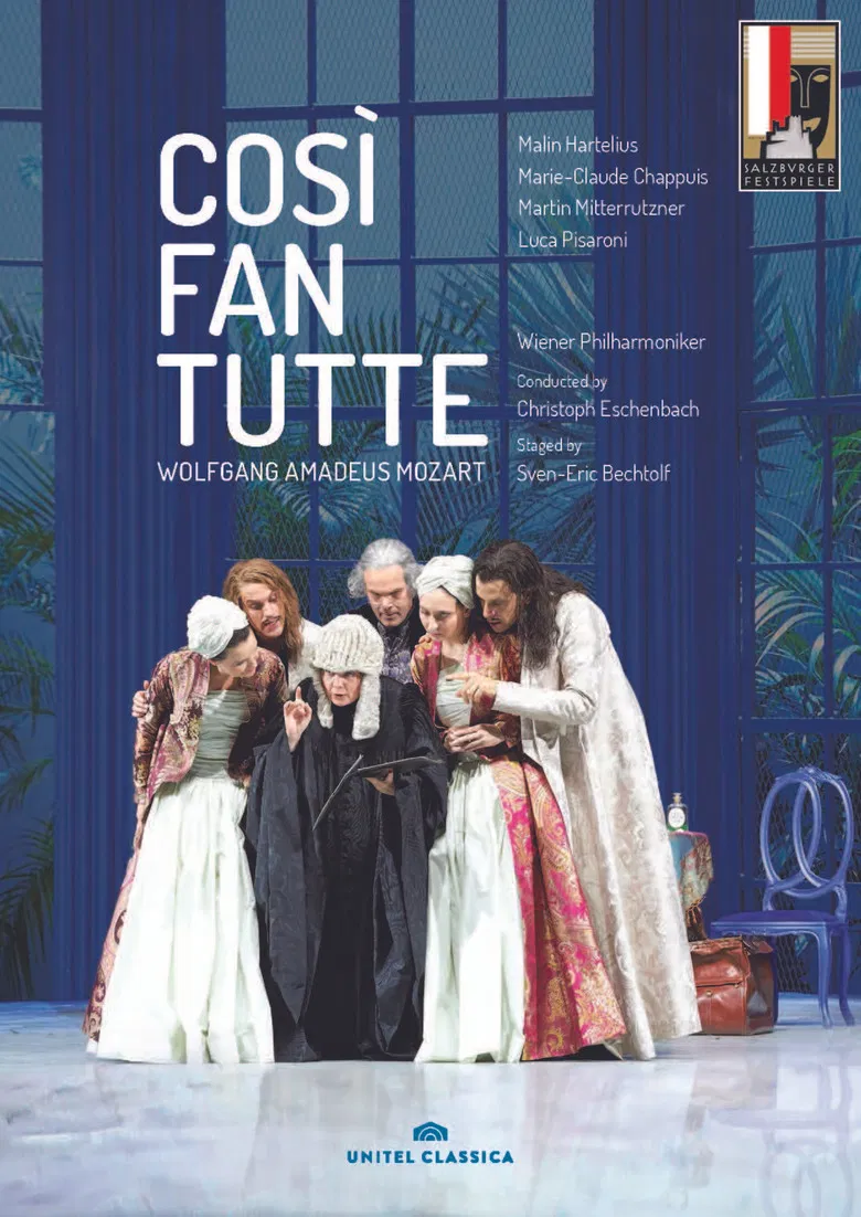 Così fan tutte - Salzburg Festival poster background