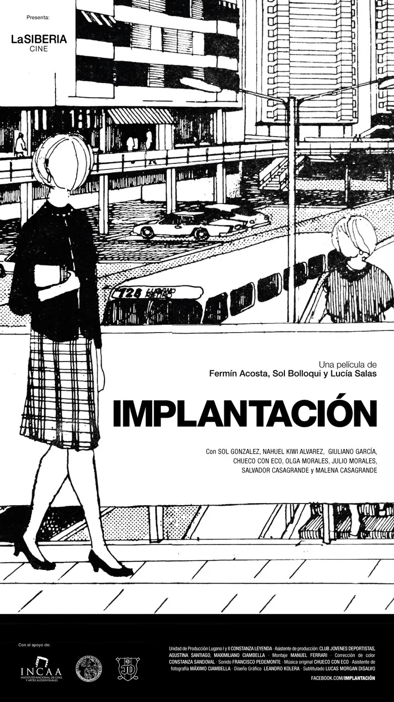 Implantation poster background