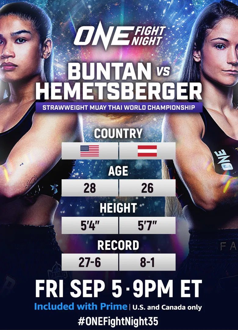 ONE Fight Night 35: Buntan vs. Hemetsberger poster background