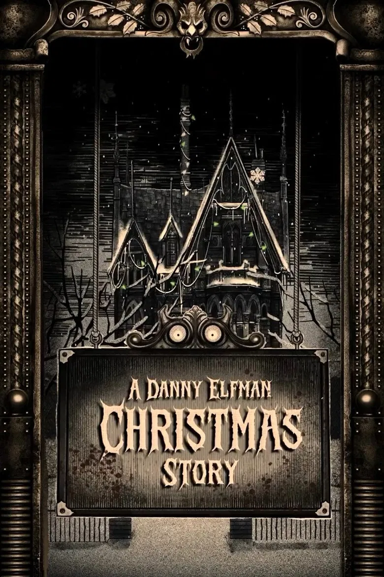 A Danny Elfman Christmas Story poster background