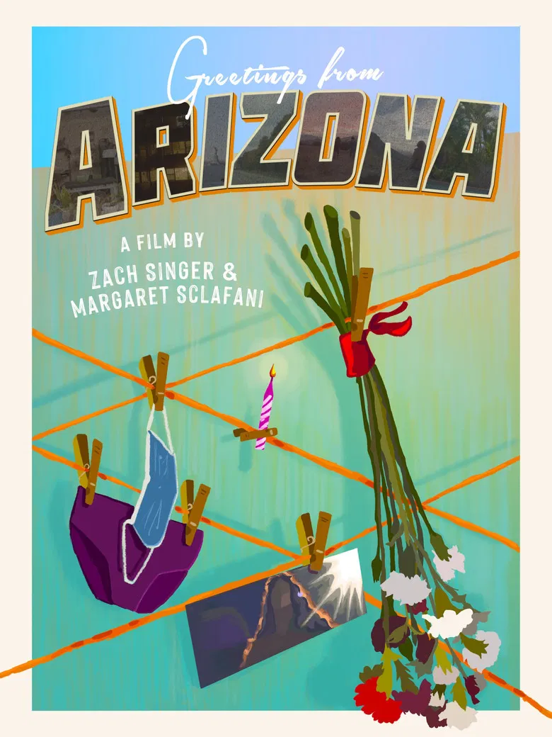 Greetings From Arizona poster background