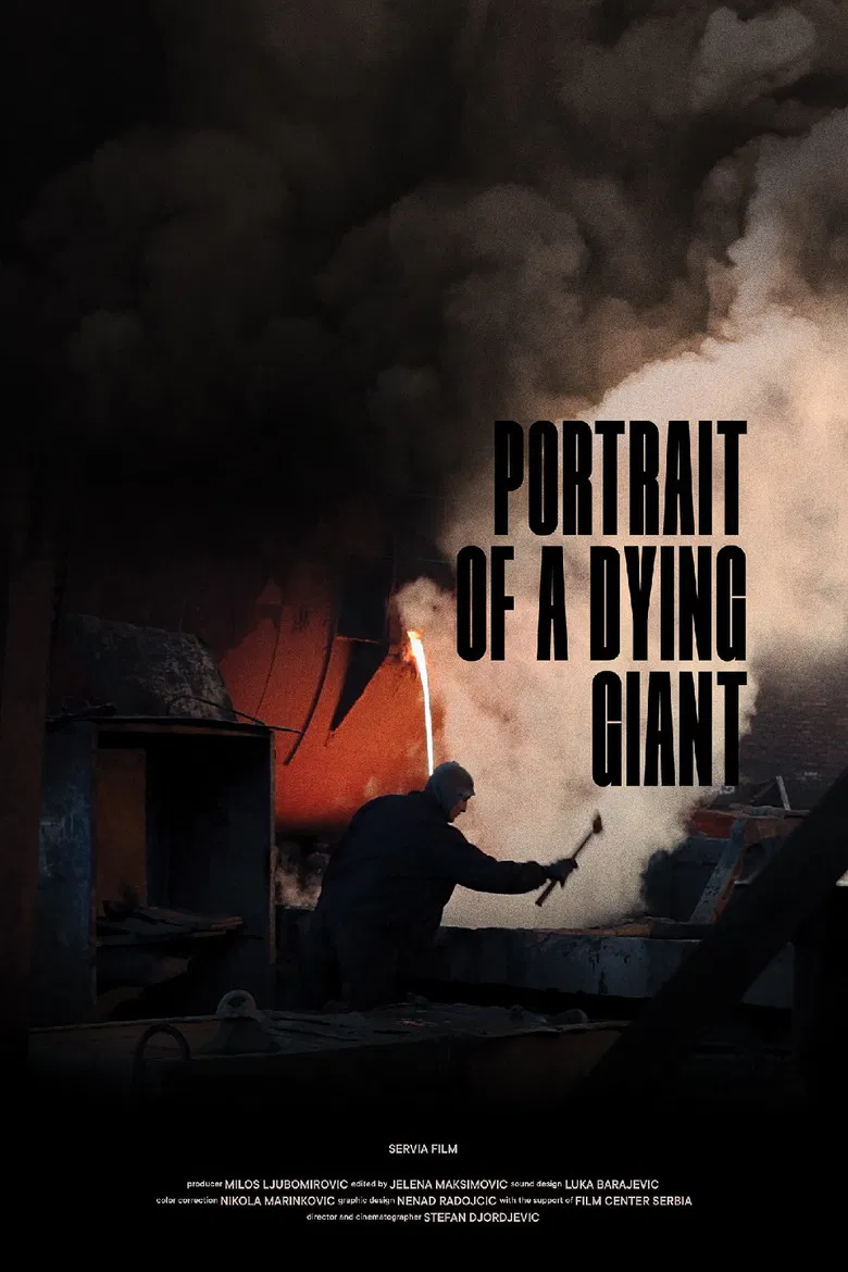 Portrait of a Dying Giant poster background