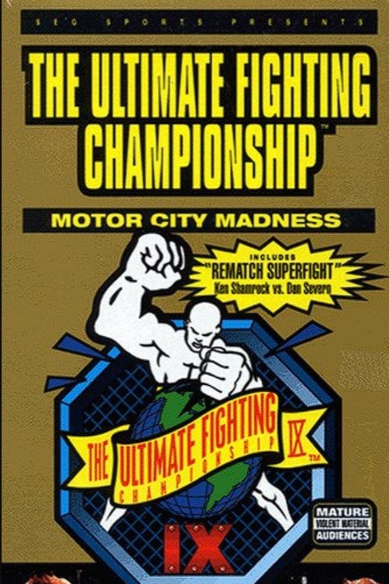 UFC 9: Motor City Madness poster background