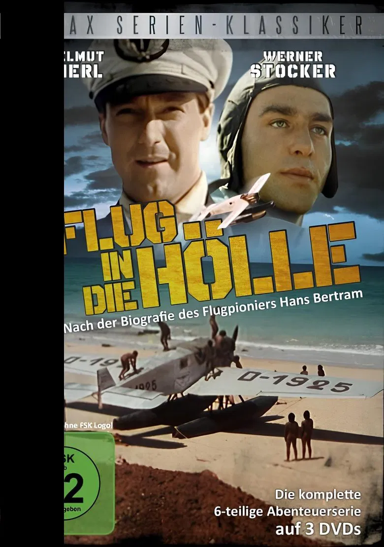 Flug in die Hölle poster background