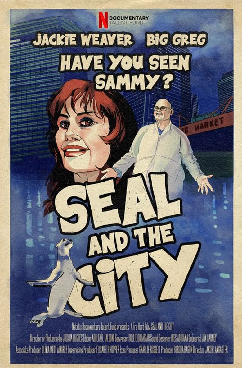 Seal and the City poster background