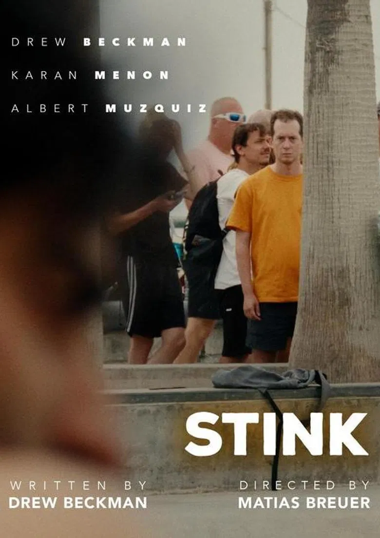 Stink poster background