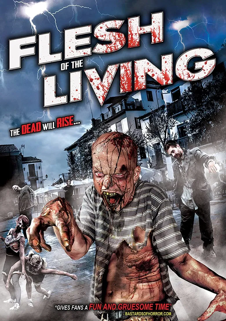 Flesh of the Living poster background