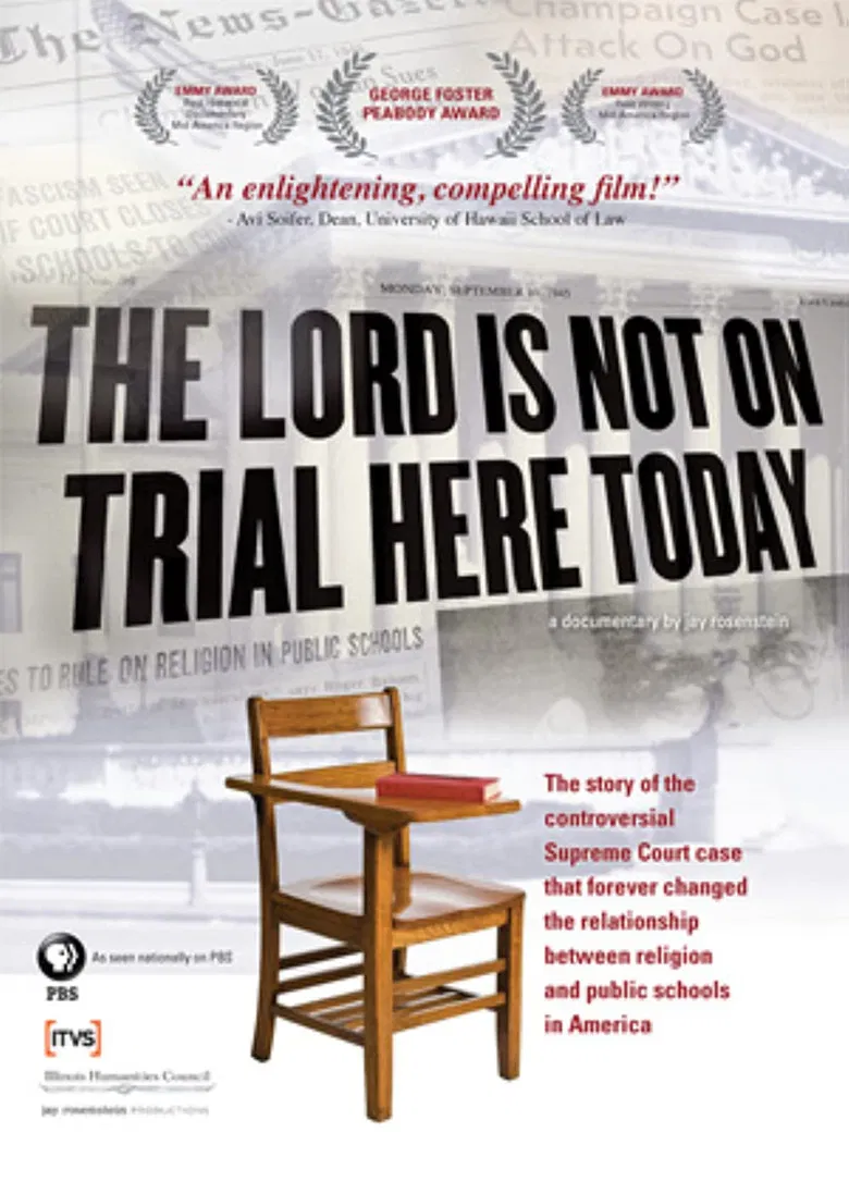 The Lord is Not On Trial Here Today poster background