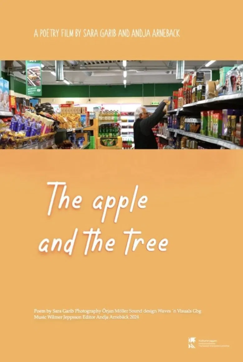 The apple and the tree poster background