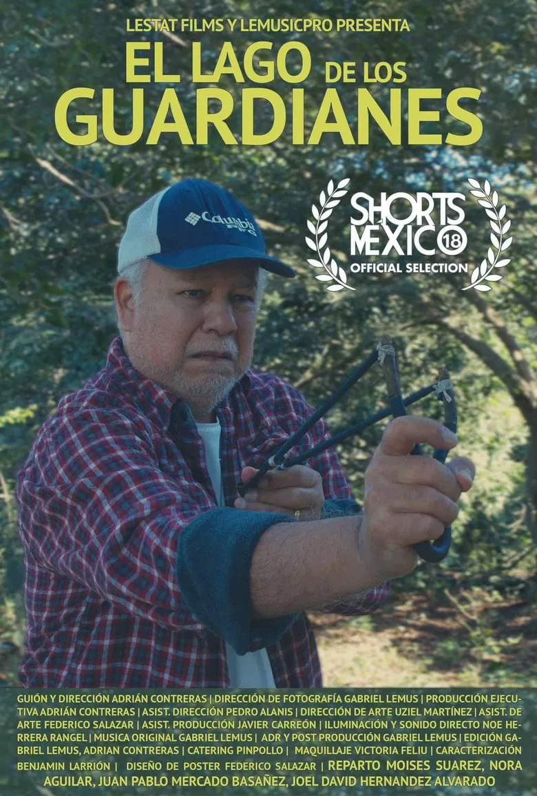 El lago de los guardianes poster background