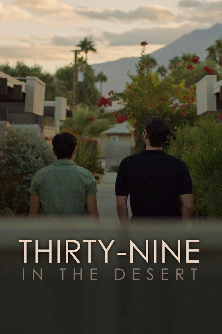 Thirty-Nine in the Desert poster background
