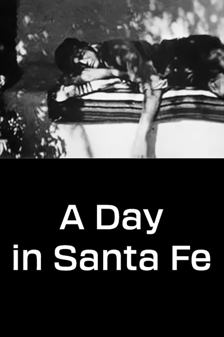 A Day in Santa Fe poster background