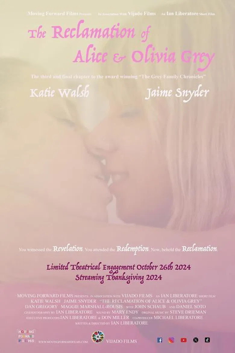 The Reclamation of Alice and Olivia Grey poster background