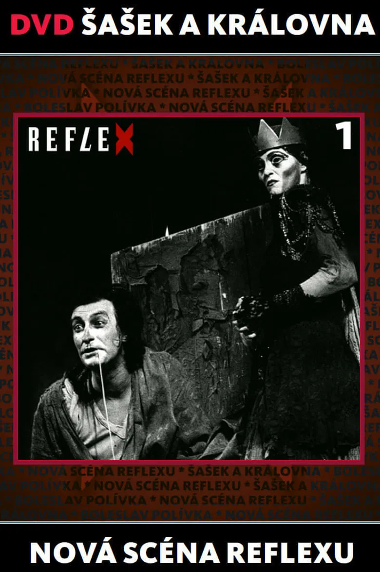 Šašek a královna poster background