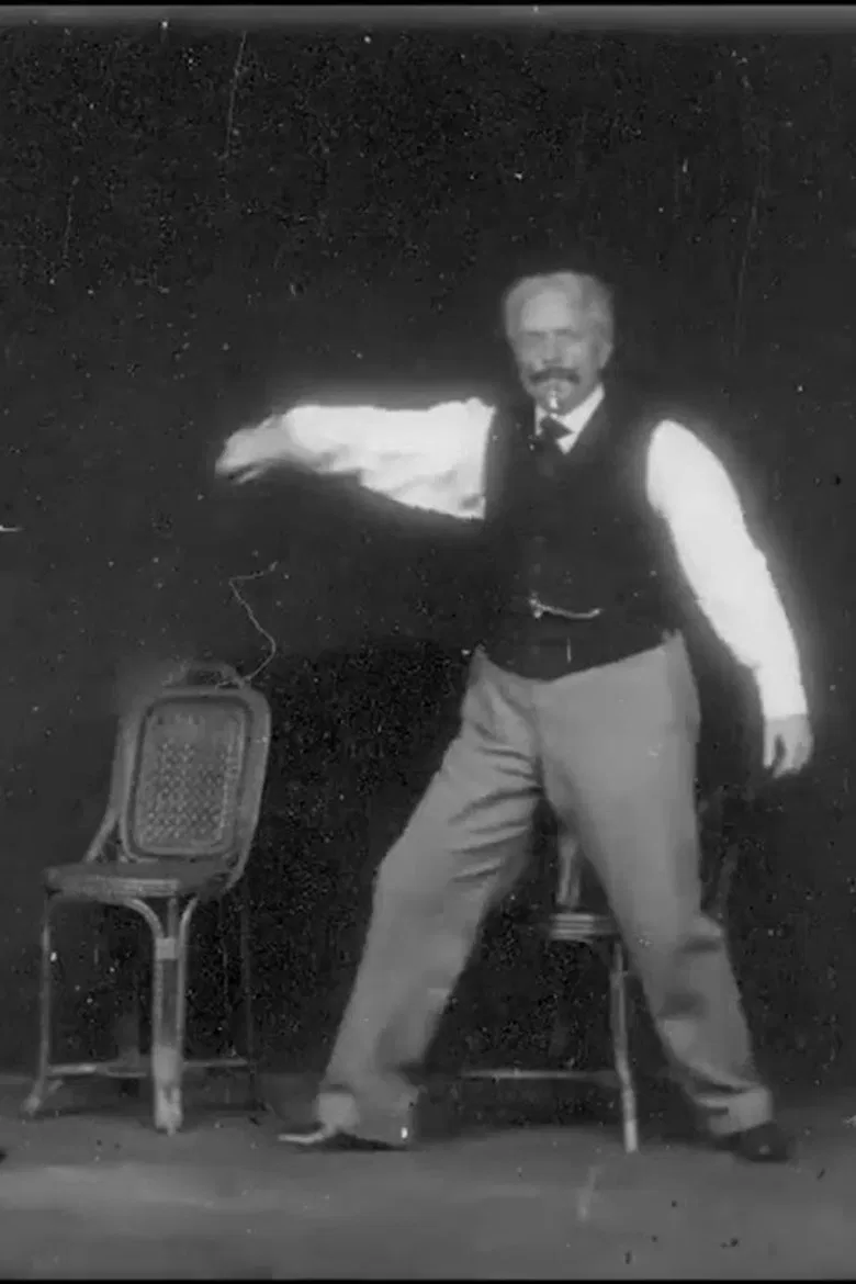 Paul Nadar pratiquant l'escrime poster background