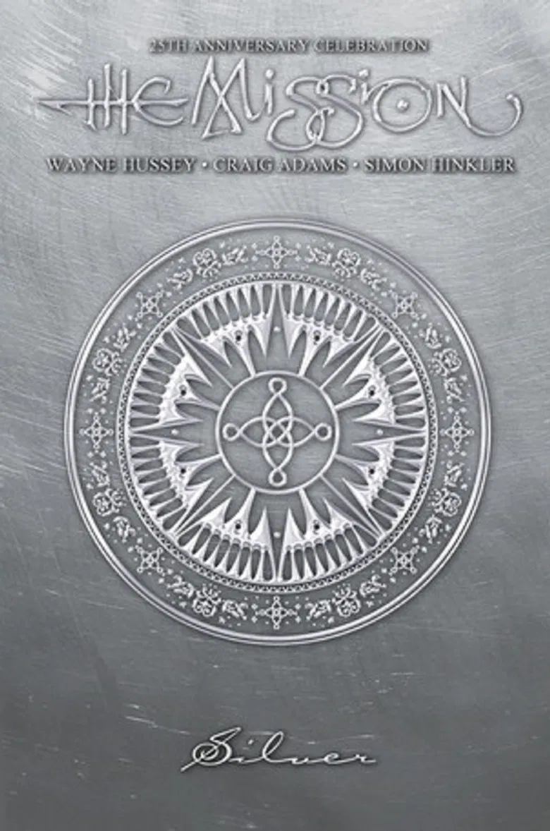 The Mission: Silver poster background