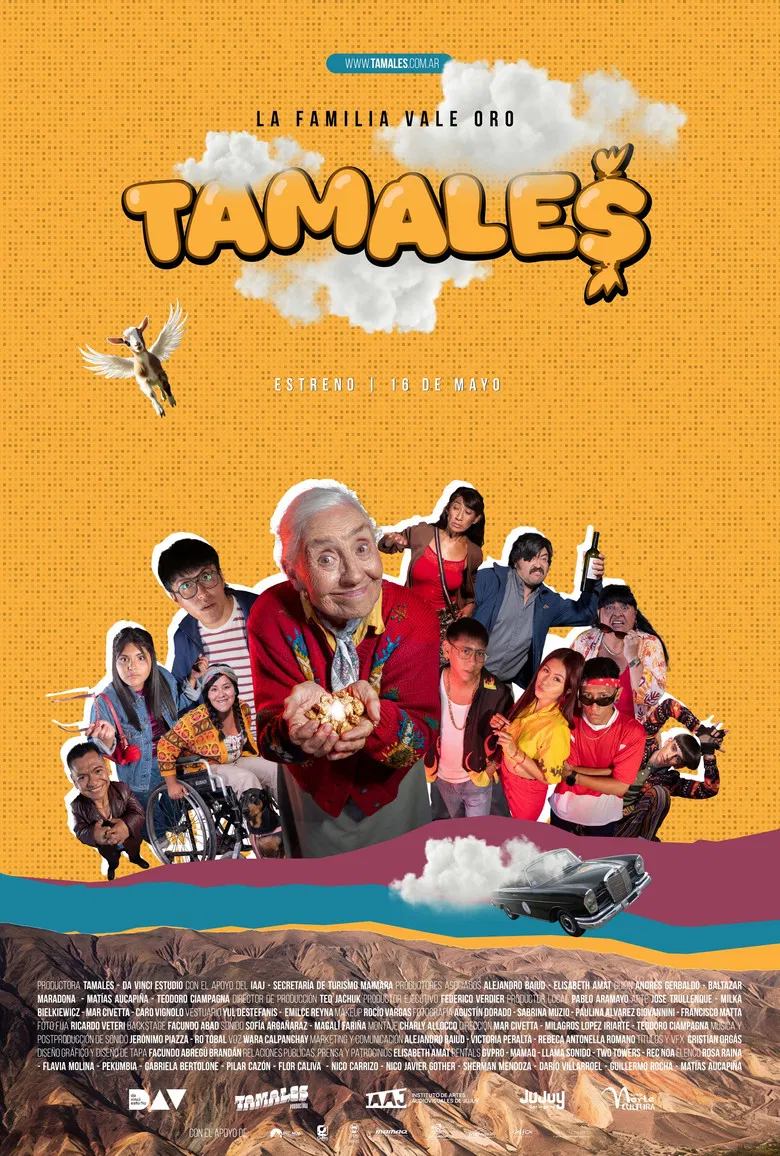 Tamales poster background