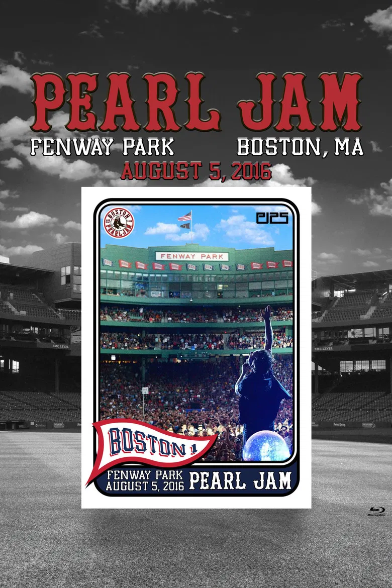 Pearl Jam: Fenway Park 2016 - Night 1 poster background