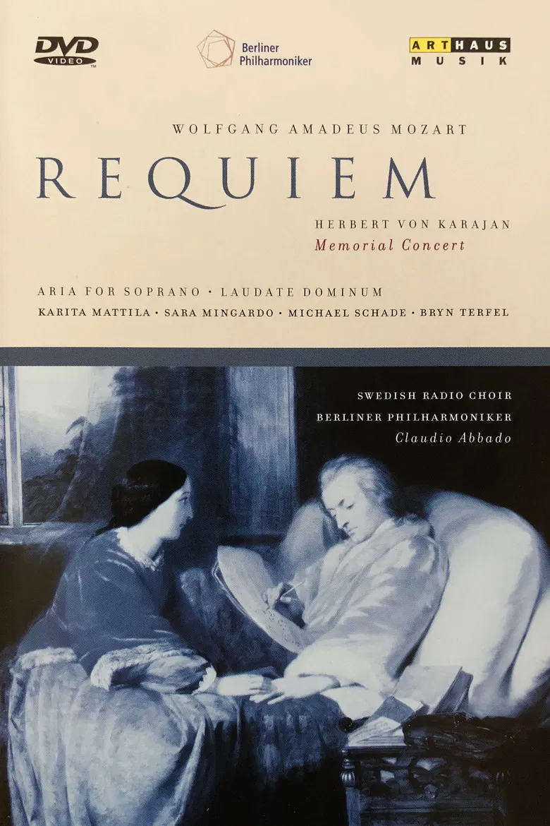 Mozart: Requiem: Karajan Memorial Concert poster background