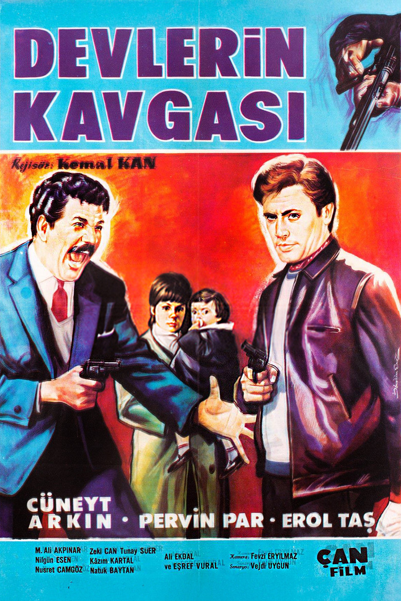 Devlerin Kavgası poster background