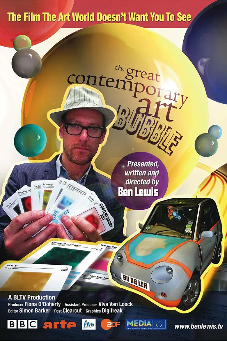 The Great Contemporary Art Bubble poster background