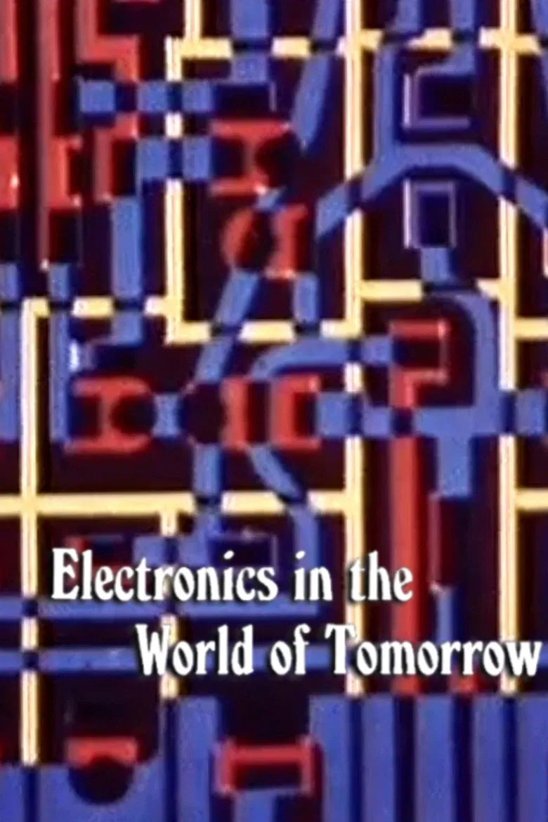 Electronics in the World of Tomorrow poster background