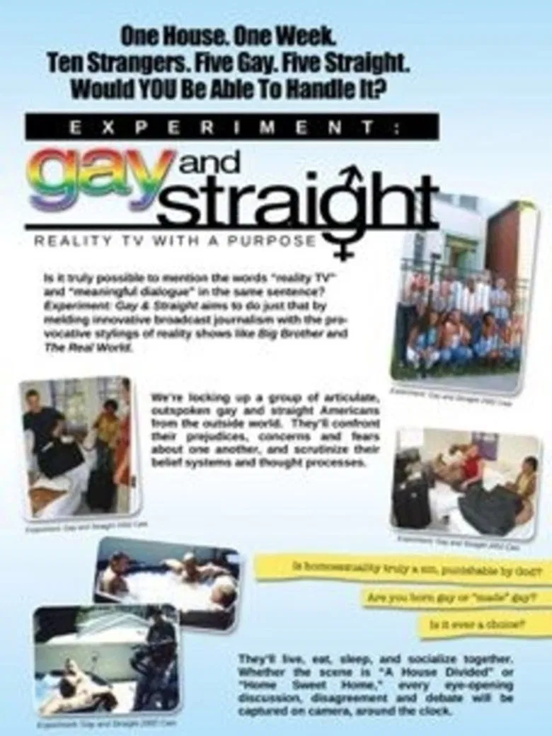 The Experiment: Gay & Straight poster background