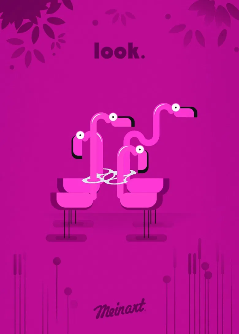 Look poster background