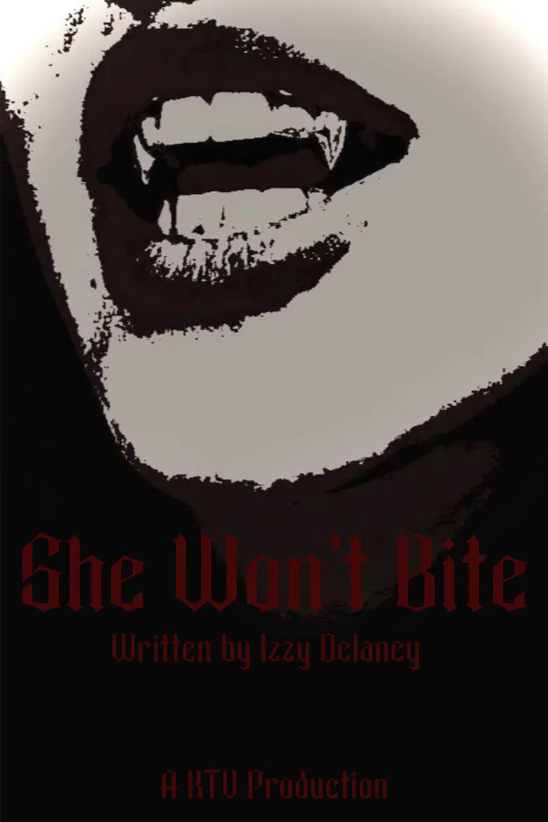 She Won't Bite poster background