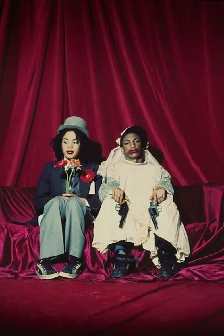 Tricky, Naked and Famous poster background