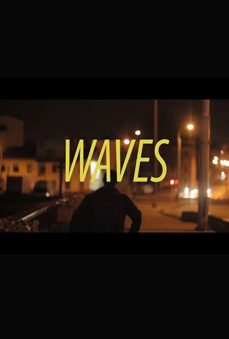 Waves poster background