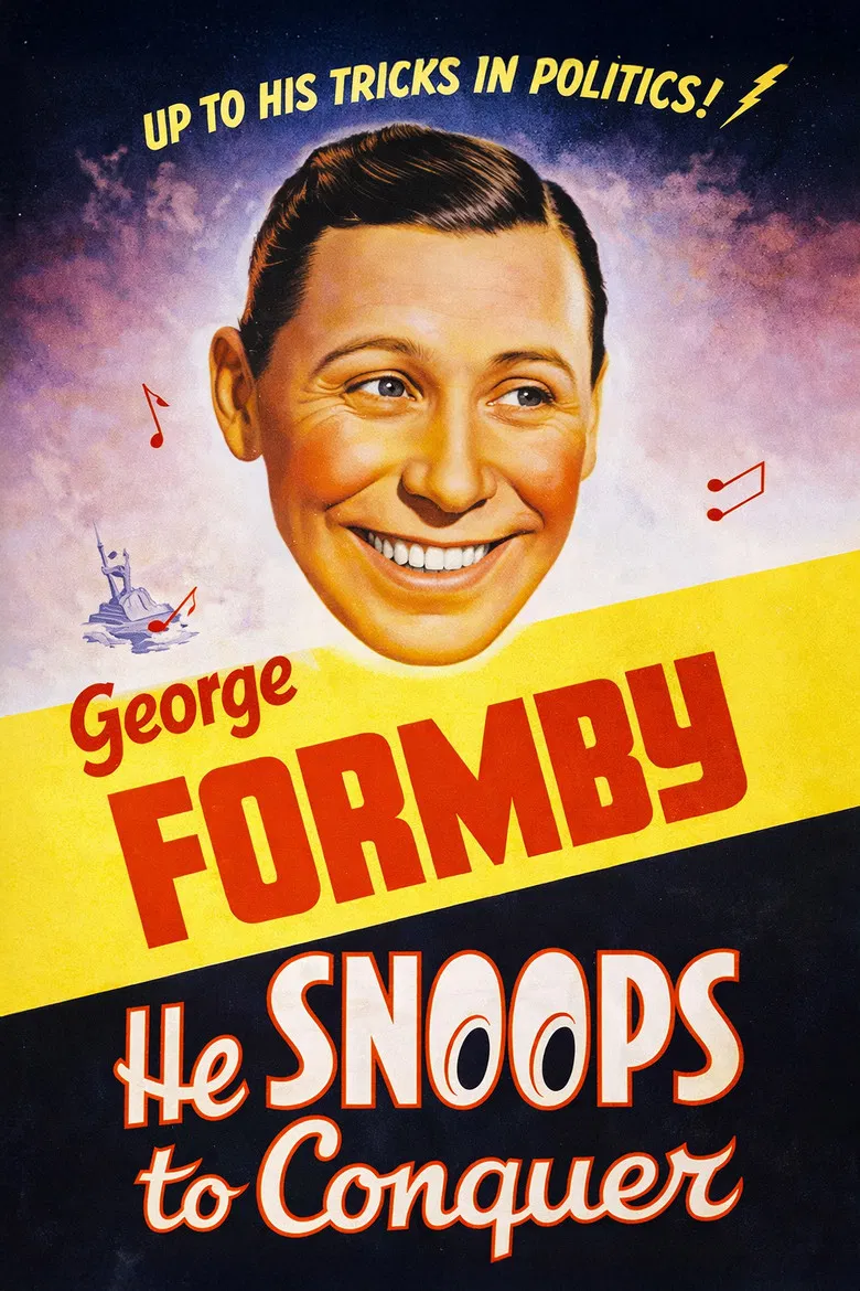 He Snoops to Conquer poster background