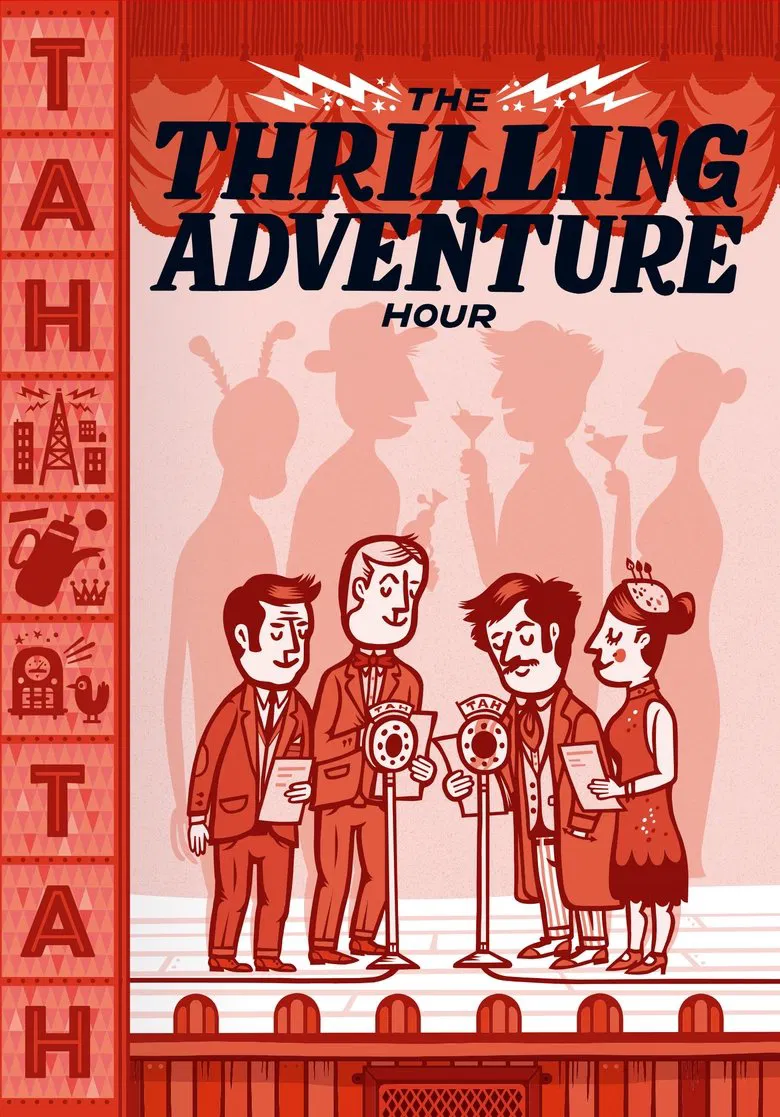 The Thrilling Adventure Hour Live poster background