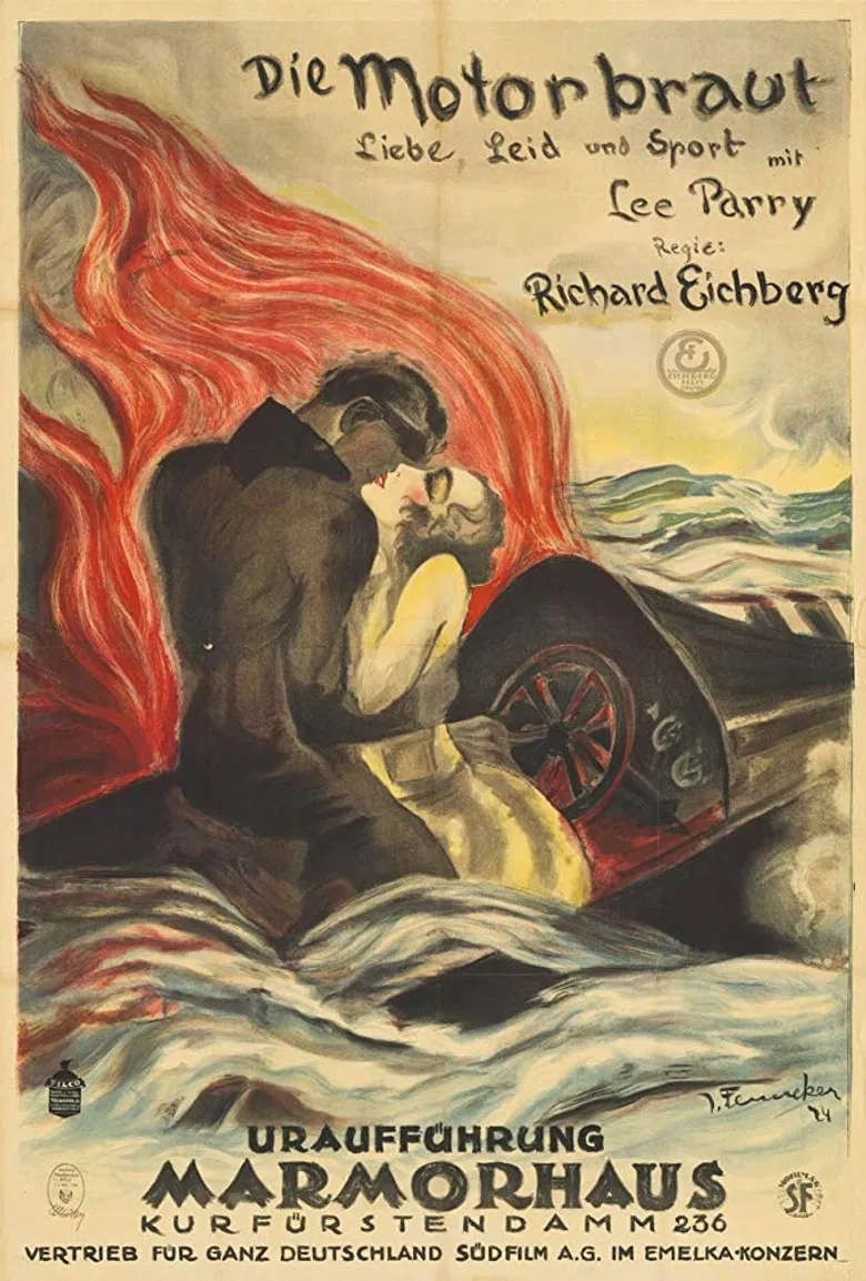 Die Motorbraut poster background