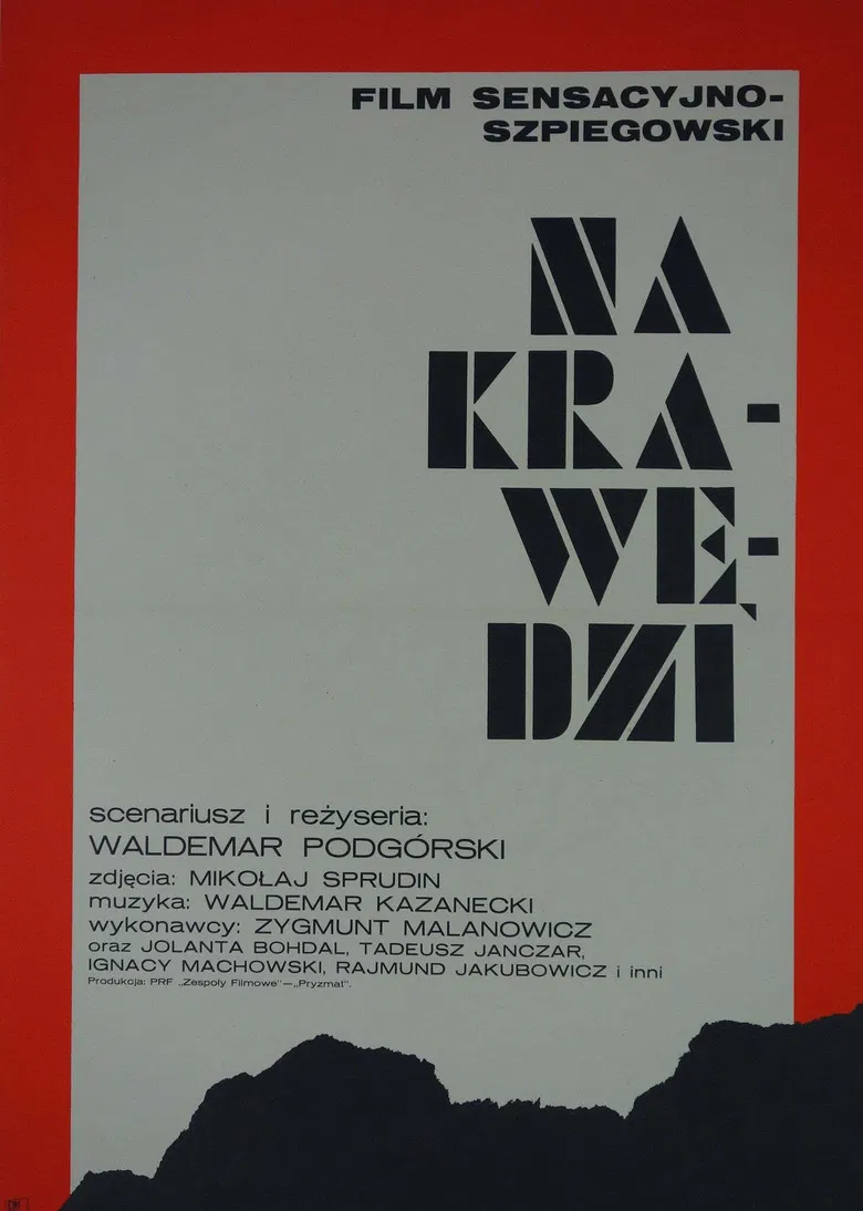 Na krawędzi poster background