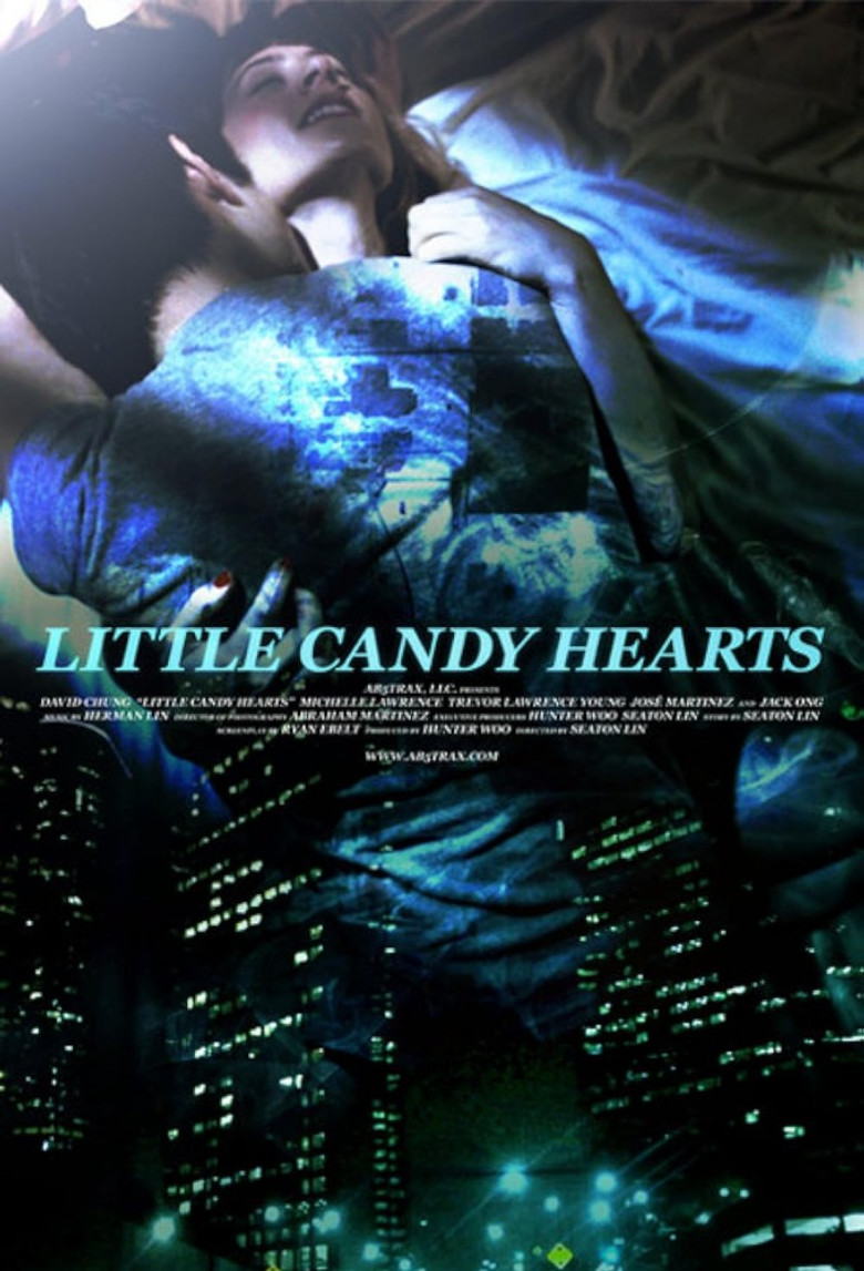 Little Candy Hearts poster background