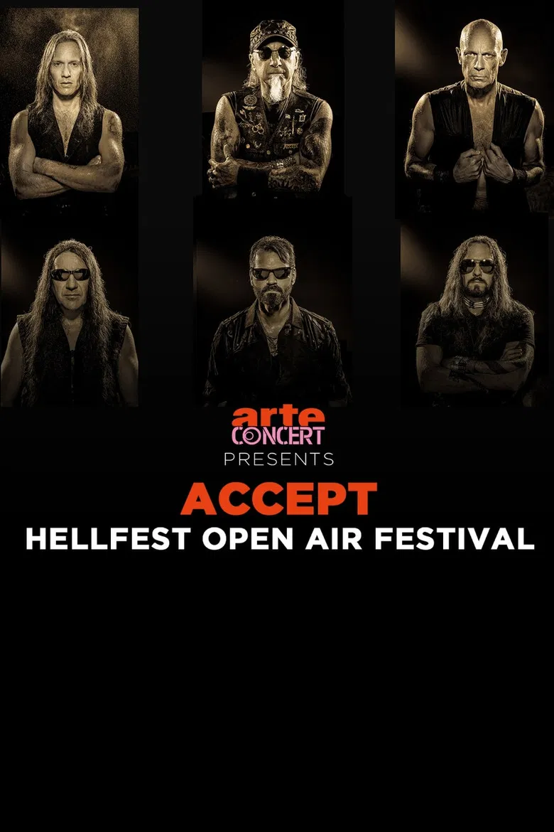 Accept - Hellfest 2024 poster background