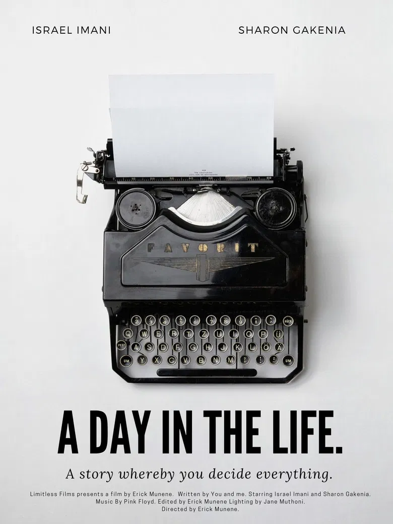 A day in the life. poster background
