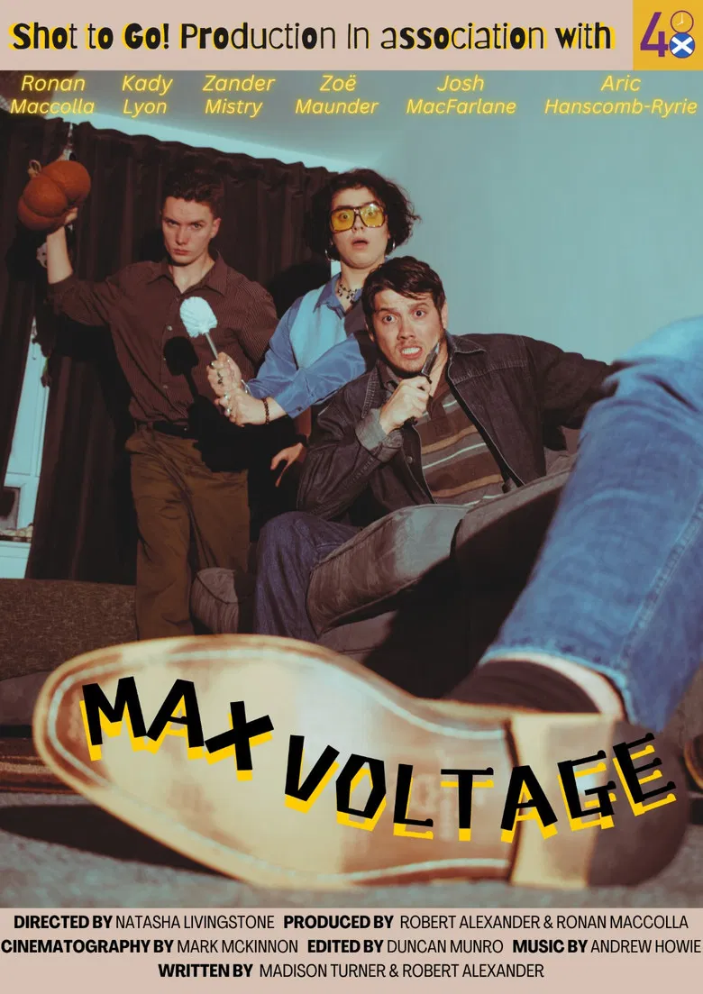 Max Voltage poster background