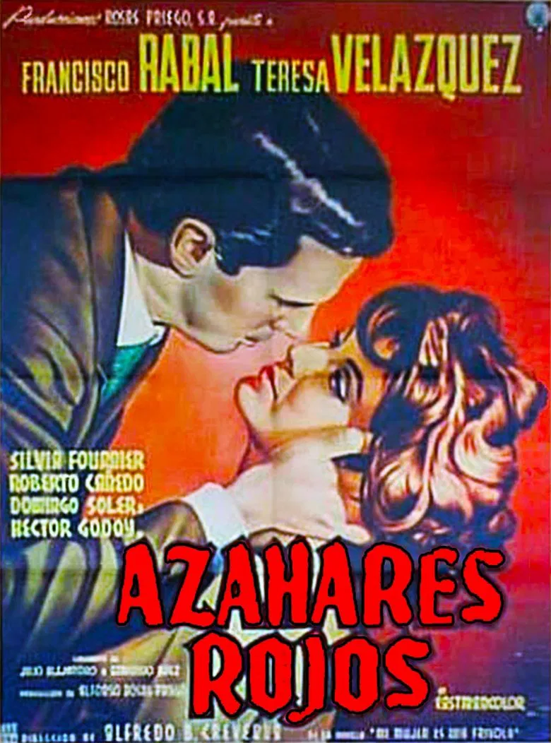 Azahares rojos poster background