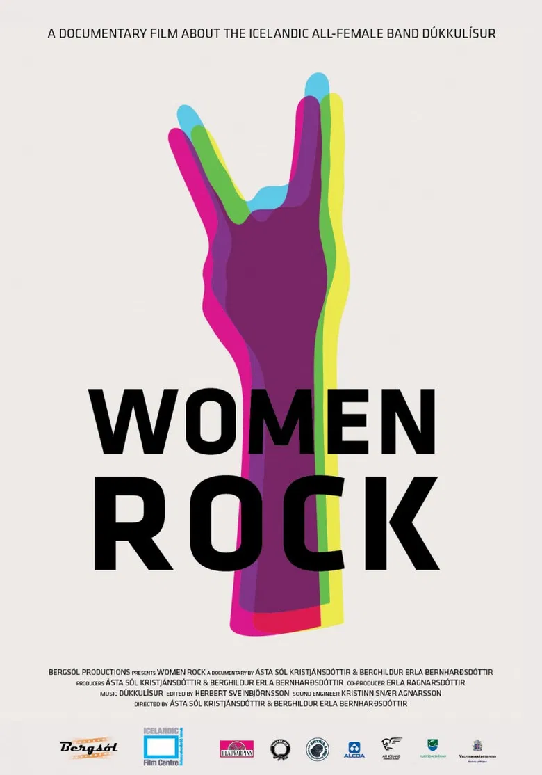 Women Rock poster background