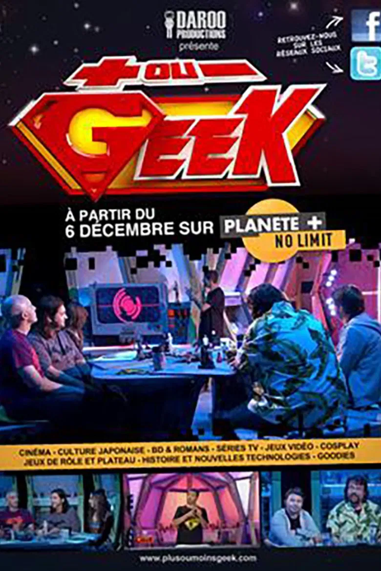 Plus ou Moins Geek poster background
