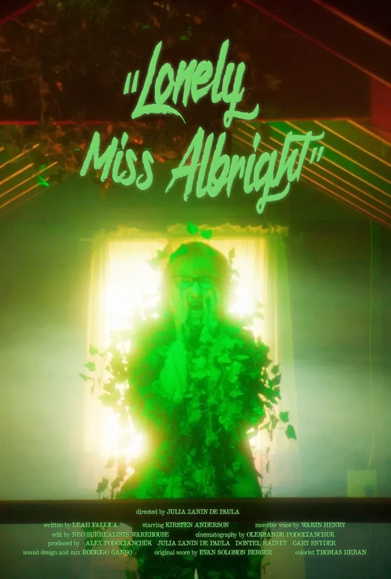 Lonely Miss Albright poster background