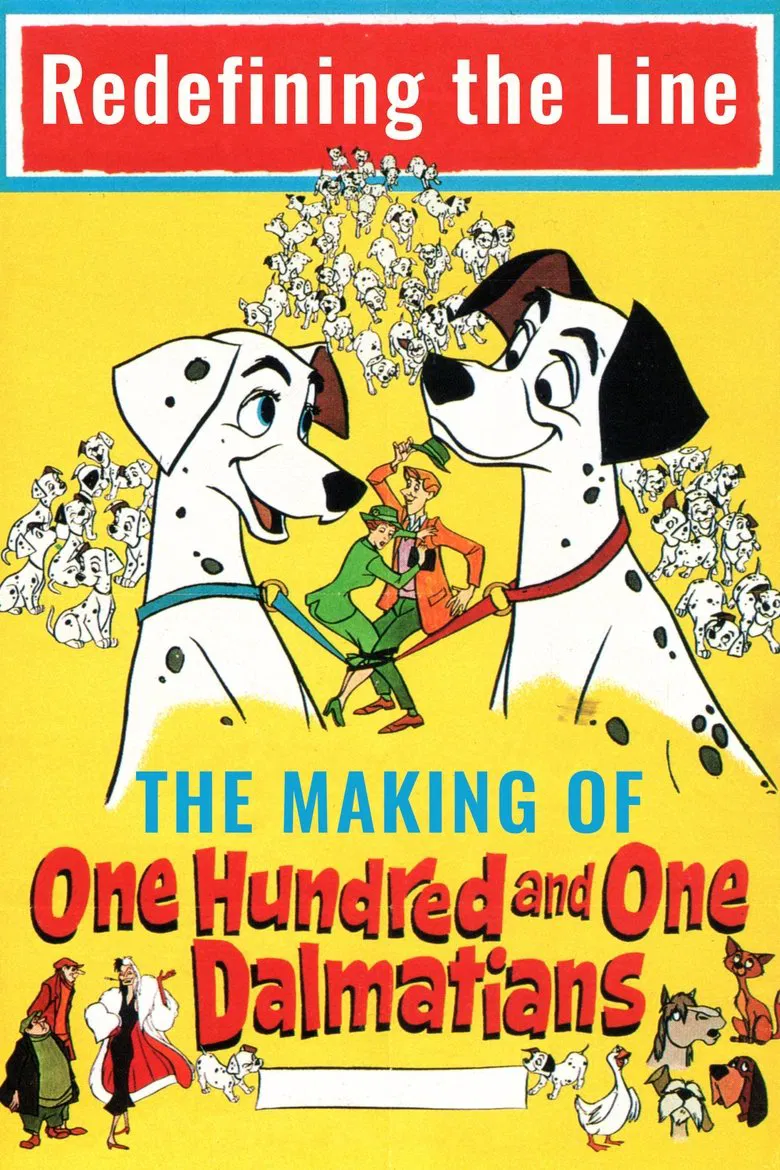 Redefining the Line: The Making of One Hundred and One Dalmatians poster background