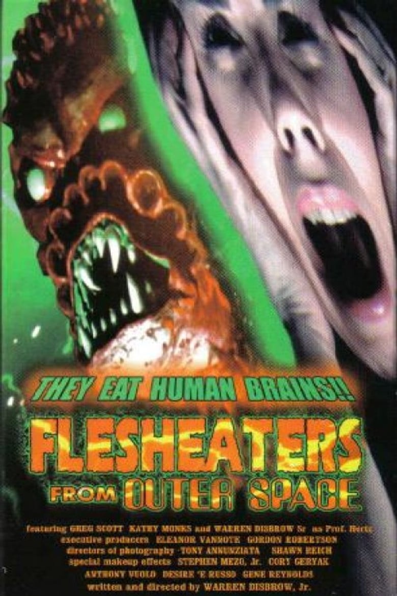 Flesh Eaters from Outer Space poster background