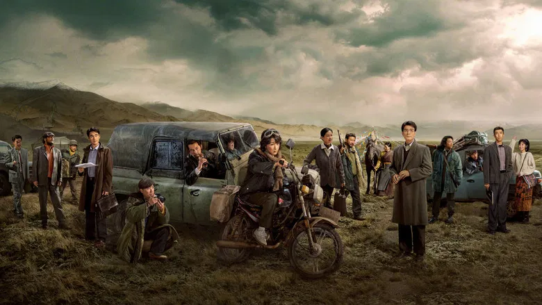 Close up of a character looking intense