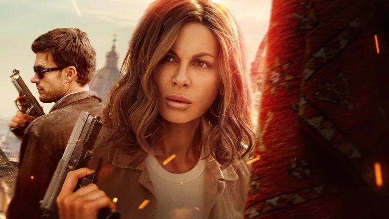 Kate Beckinsale and Scott Eastwood plotting a rescue mission